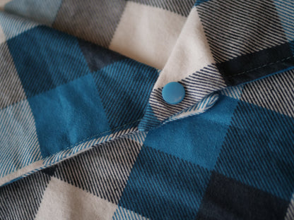 Blue Plaid Bandana (flannel)