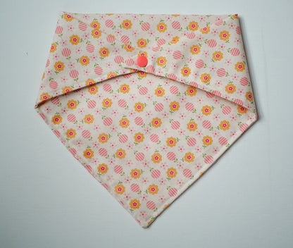 Pink & Orange Floral Bandana