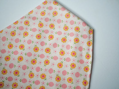 Pink & Orange Floral Bandana